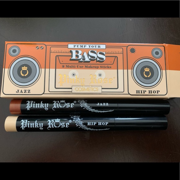 DUO HIP HOP & JAZZ BASE STICK by Pinky Rose Cosmetics NWT - Picture 2 of 7